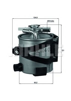 Купить MAHLE KLH44/22 Фильтр топливный