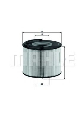 Купить MAHLE KX192D Фильтр топливный
