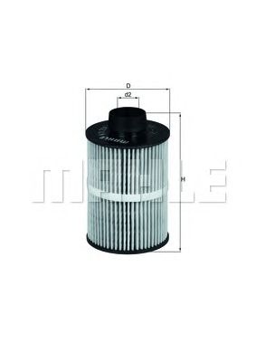 Купить MAHLE KX208D Фильтр топливный