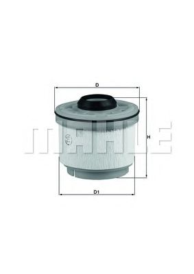 Купить MAHLE KX268D Фильтр топливный