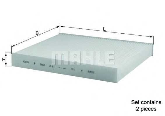 Купить MAHLE LA467/S Фильтр салона