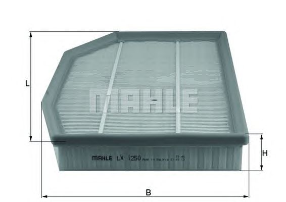 Купить MAHLE LX1250 Фильтр воздушный