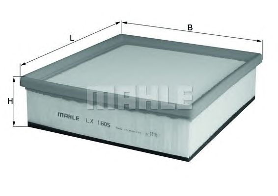 Купить KNECHT/MAHLE LX1605 Фильтр воздушный LX1605