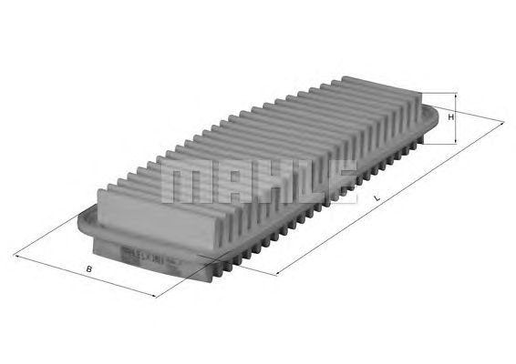 Купить MAHLE LX1611 Фильтр воздушный