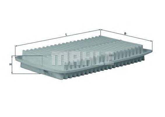 Купить MAHLE LX1612 Фильтр воздушный