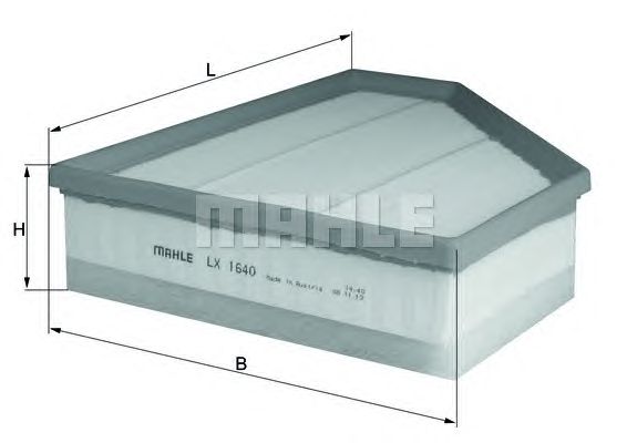 Купить MAHLE LX1640 Фильтр воздушный
