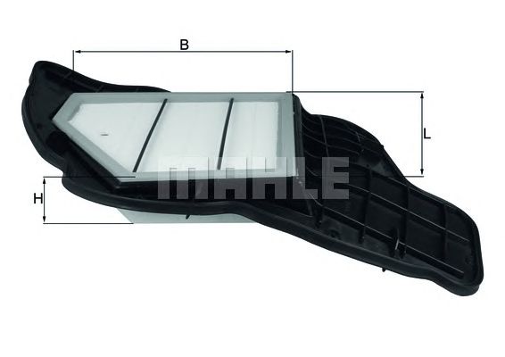 Купить MAHLE LX1684/5 Фильтр воздушный