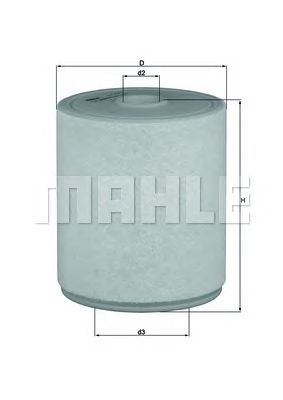 Купить MAHLE LX2049/4 Фильтр воздушный