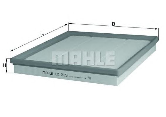 Купить MAHLE LX2525 Фильтр воздушный
