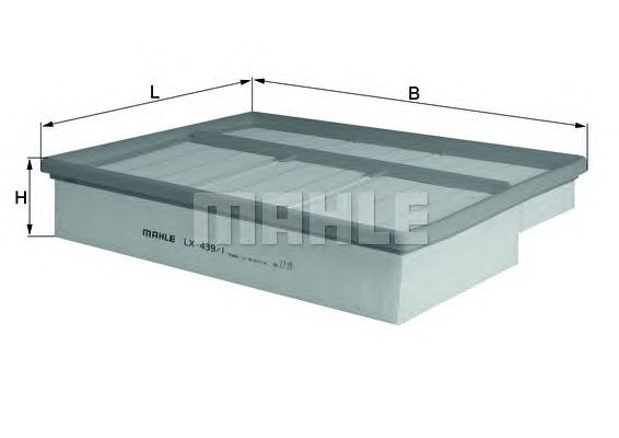 Купить MAHLE LX439/1 Фильтр воздушный