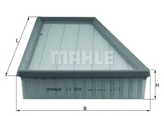 Купить MAHLE LX998 Фильтр воздушный