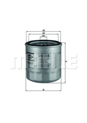 Купить MAHLE OC265 Фильтр масляный