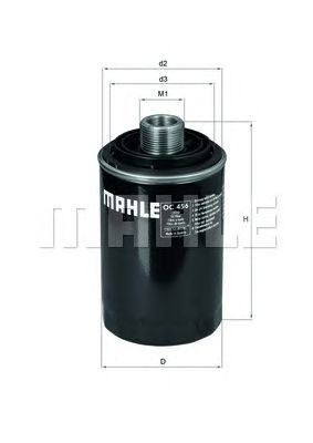 Купить MAHLE OC456 Фильтр масляный