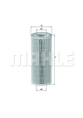 Купить MAHLE OX381D Фильтр масляный