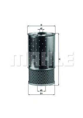 Купить MAHLE OX38D Фильтр масляный