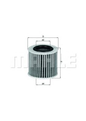 Купить MAHLE OX416D2 Фильтр масляный