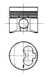 Купить KS 91429620 Поршень ДВС Audi. VW 1.9TD AAZ/ABL =79.5 1.75x2x3 +0.50 91>
