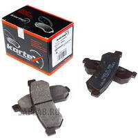 Купить KORTEX KT1257S Колодки тормозные CHEVROLET LACETTI 07- задние к-т (без ушек) KT1257S