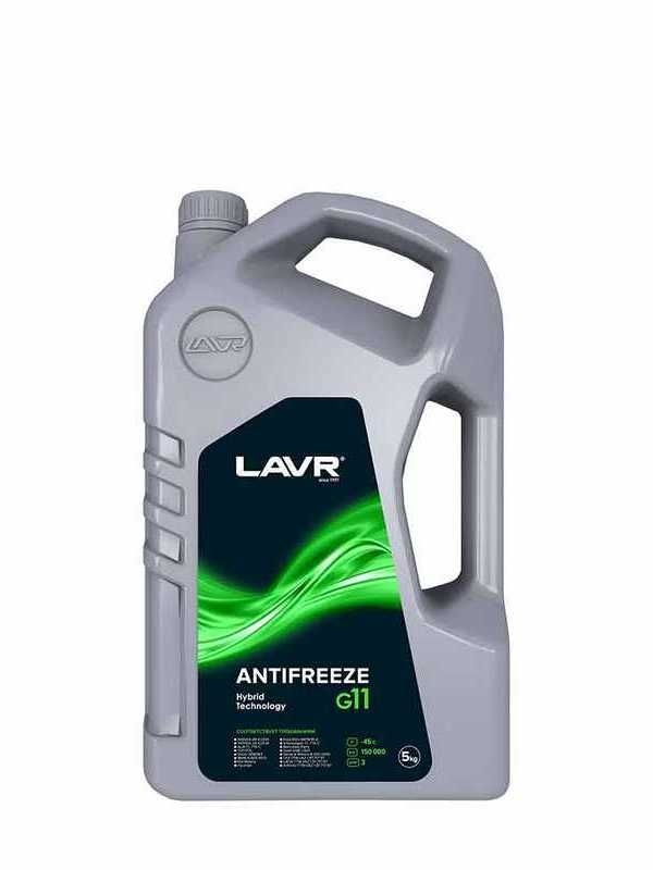 Купить LAVR LN1706 Антифриз зеленый 5кг G11 (-45)