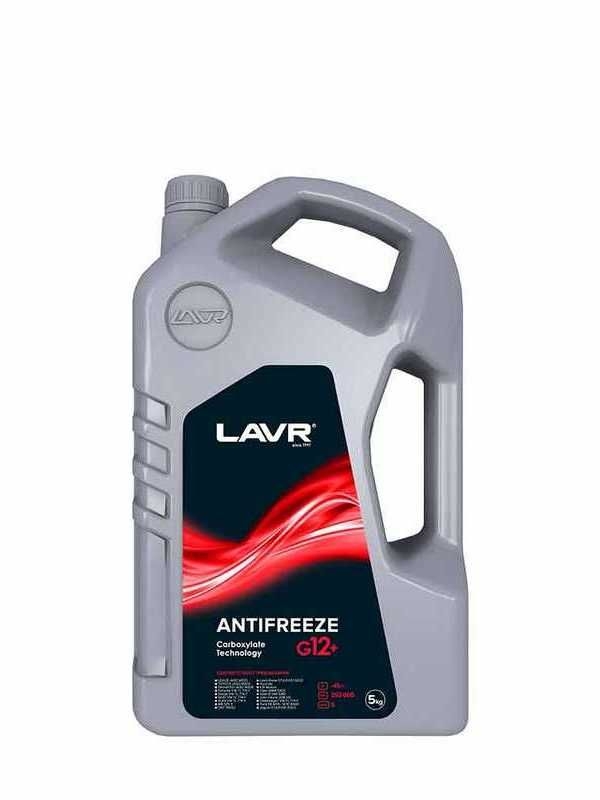 Купить LAVR Ln1710 Антифриз LAVR G12+ -40 С красный 5 кг