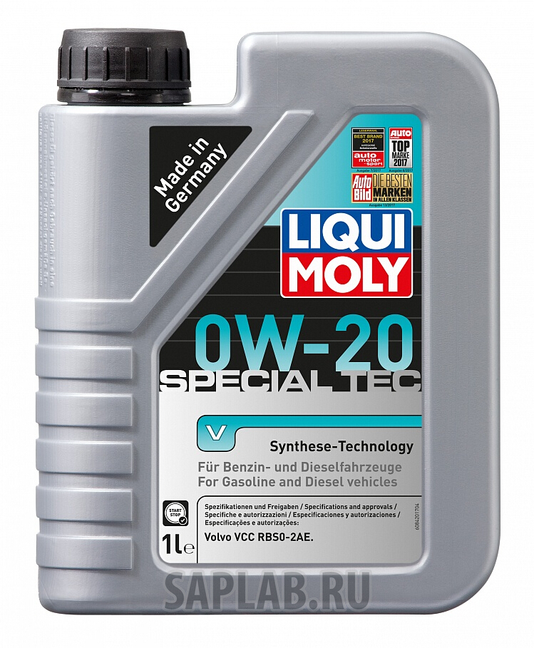 Купить LIQUI MOLY 20631 Масло моторное синтетическое 1л - НС-синт. мот.масло Special Tec V 0W-20 SN C5