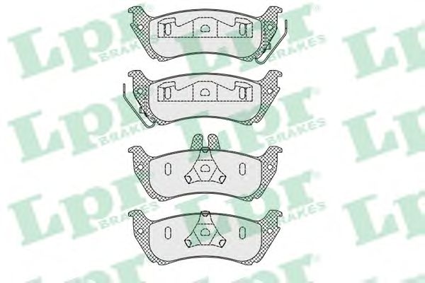 Купить LPR 05P1000 КОЛОДКИ ЗАДНИЕ 163 / 23190 167 15