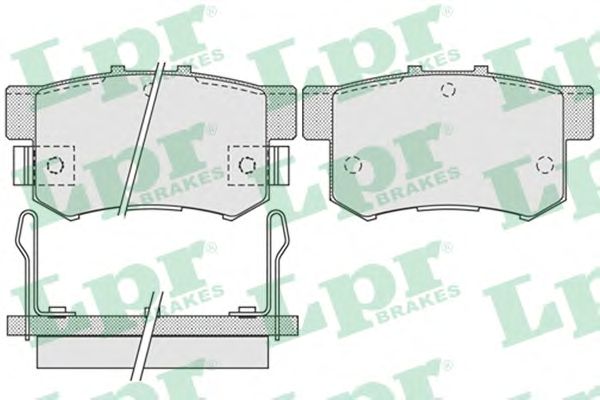 Купить LPR 05P1014 Колодки задние HONDA CIVIC VI, FR-V, BYD F6 05P1014