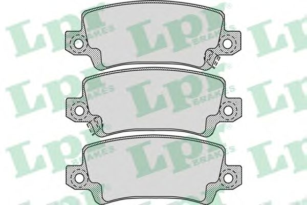 Купить LPR 05P1068 Комплект тормозных колодок 05P1068