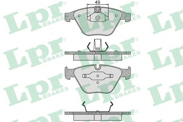 Купить LPR 05P1193 Колодки тормозные (Перед.)