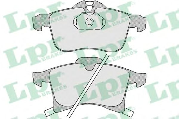 Купить LPR 05P1197 Комплект тормозных колодок 05P1197