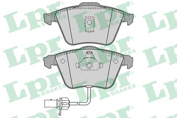 Купить LPR 05P1230 Комплект тормозных колодок 05P1230