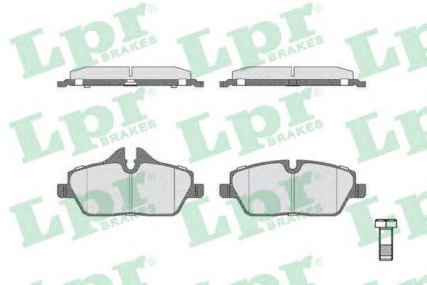Купить LPR 05P1241 Комплект тормозных колодок 05P1241