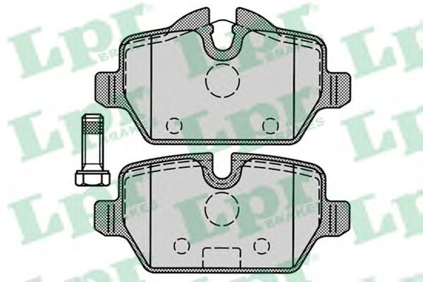 Купить LPR 05P1249 КОЛОДКИ ЗАД 87/90
