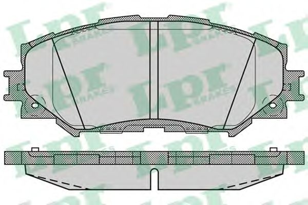 Купить LPR 05P1258 Комплект тормозных колодок 05P1258