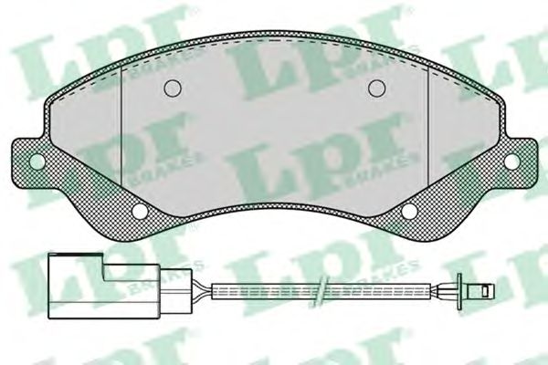Купить LPR 05P1259 Комплект тормозных колодок 05P1259