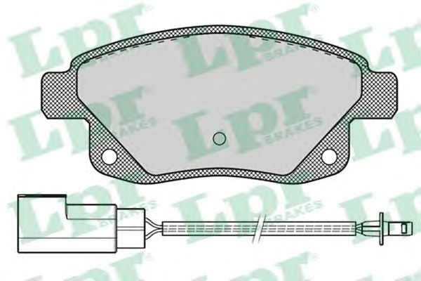 Купить LPR 05P1261 Комплект тормозных колодок 05P1261