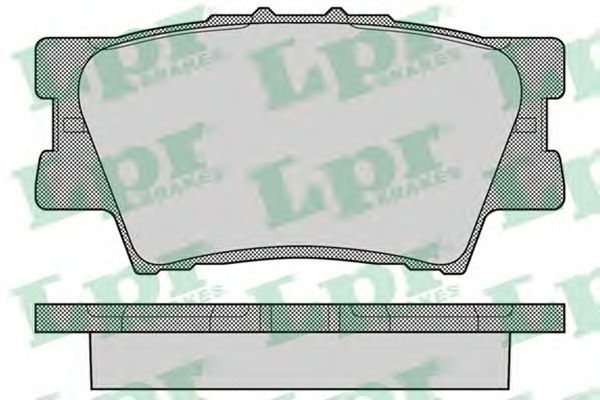 Купить LPR 05P1281 Комплект тормозных колодок 05P1281