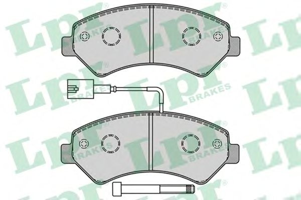 Купить LPR 05P1288 Комплект тормозных колодок 05P1288