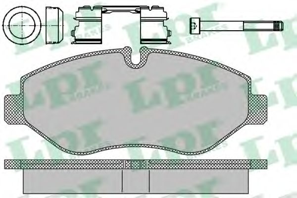 Купить LPR 05P1297 Комплект тормозных колодок 05P1297