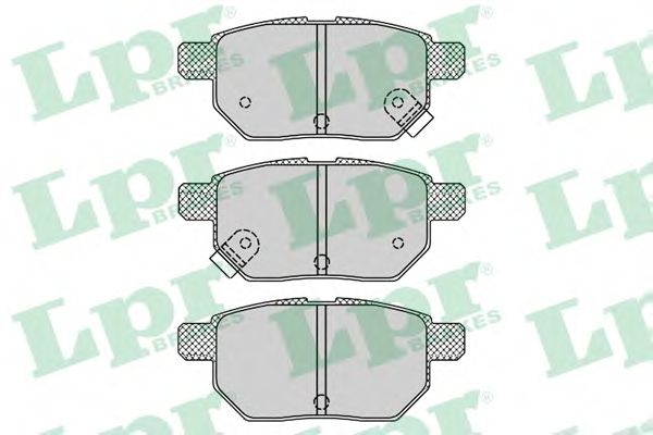 Купить LPR 05P1312 Комплект тормозных колодок 05P1312