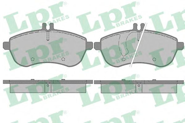 Купить LPR 05P1340 Комплект тормозных колодок 05P1340
