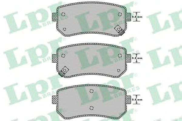 Купить LPR 05P1344 Комплект тормозных колодок 05P1344