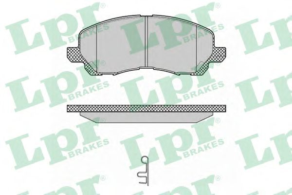 Купить LPR 05P1347 Комплект тормозных колодок 05P1347