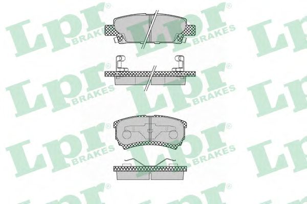 Купить LPR 05P1373 Комплект тормозных колодок 05P1373
