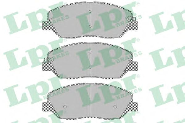 Купить LPR 05P1382 Комплект тормозных колодок 05P1382