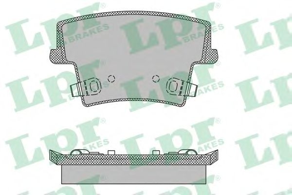 Купить LPR 05P1400 Комплект тормозных колодок 05P1400