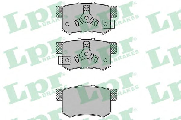Купить LPR 05P1404 Комплект тормозных колодок 05P1404