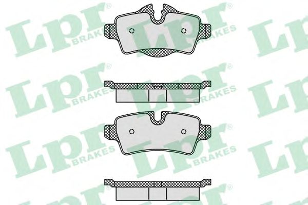 Купить LPR 05P1481 КОЛОДКИ ЗАД MINI *