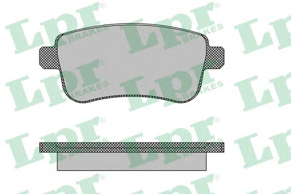 Купить LPR 05P1484 Комплект тормозных колодок 05P1484