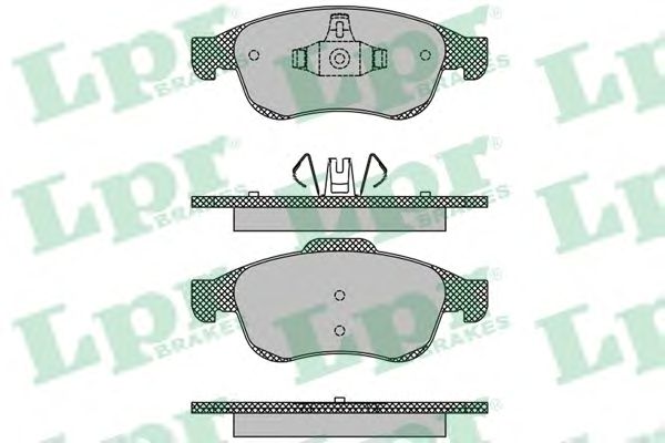 Купить LPR 05P1493 Комплект тормозных колодок 05P1493
